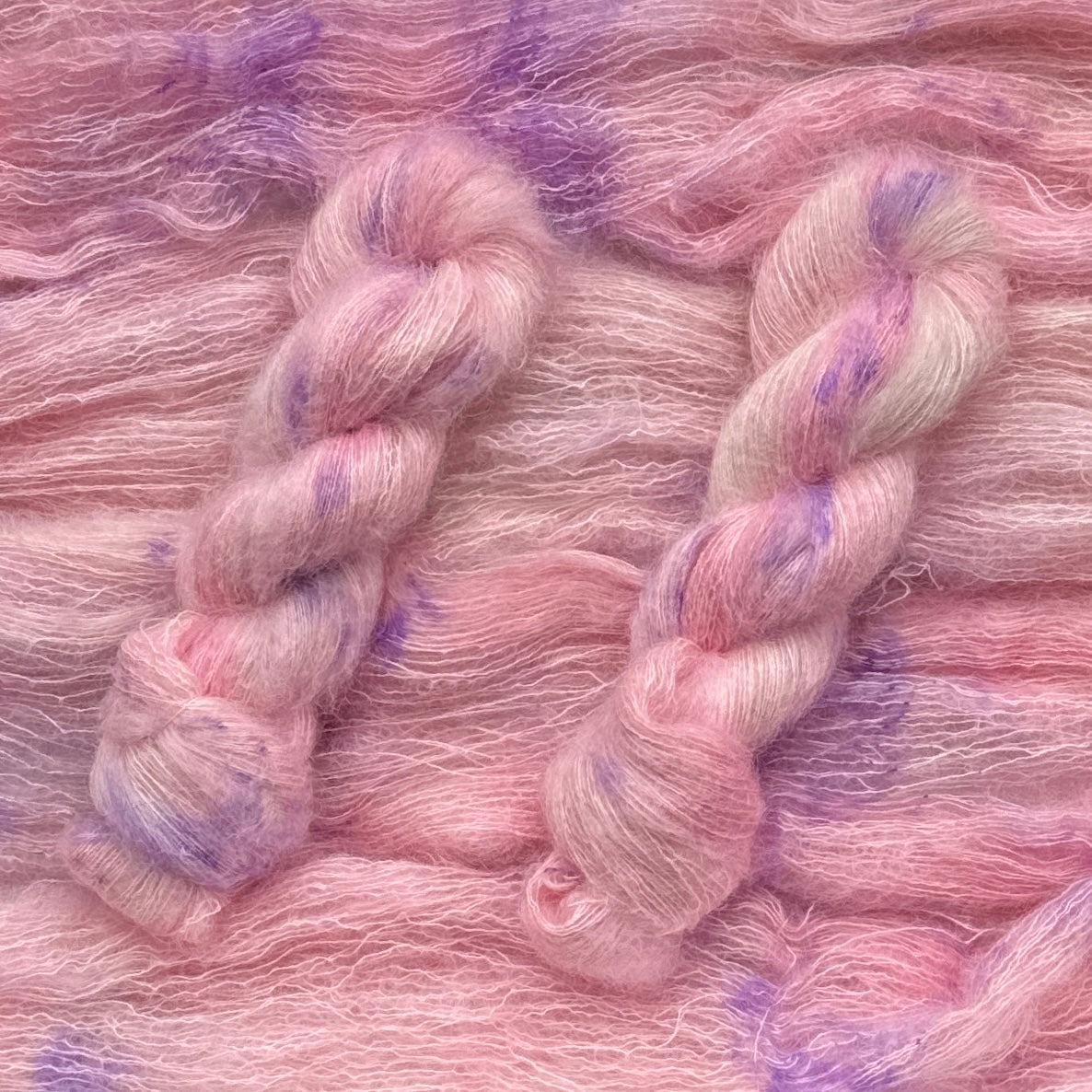 Tynn mohair silke