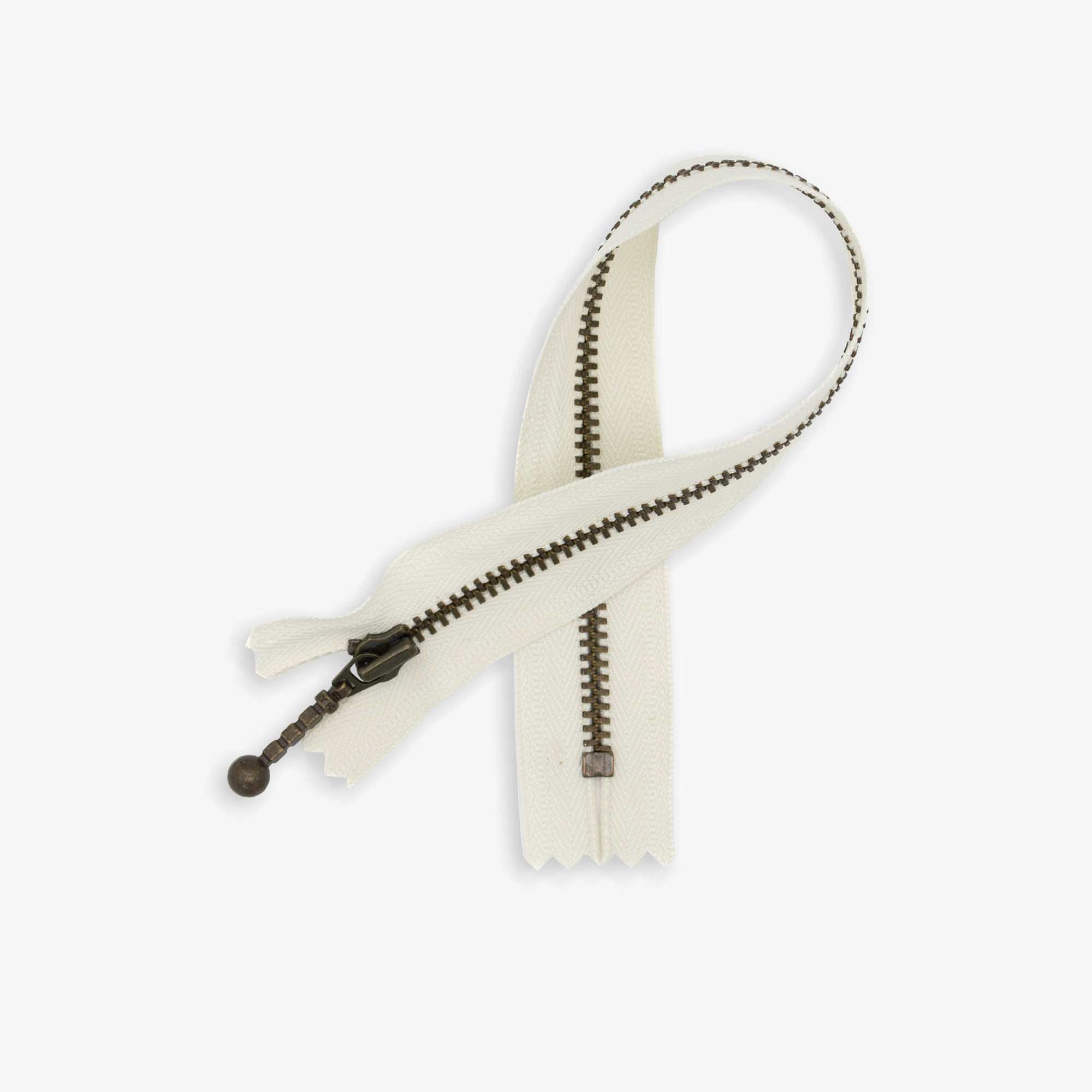 Ikke delbar glidelås 25cm