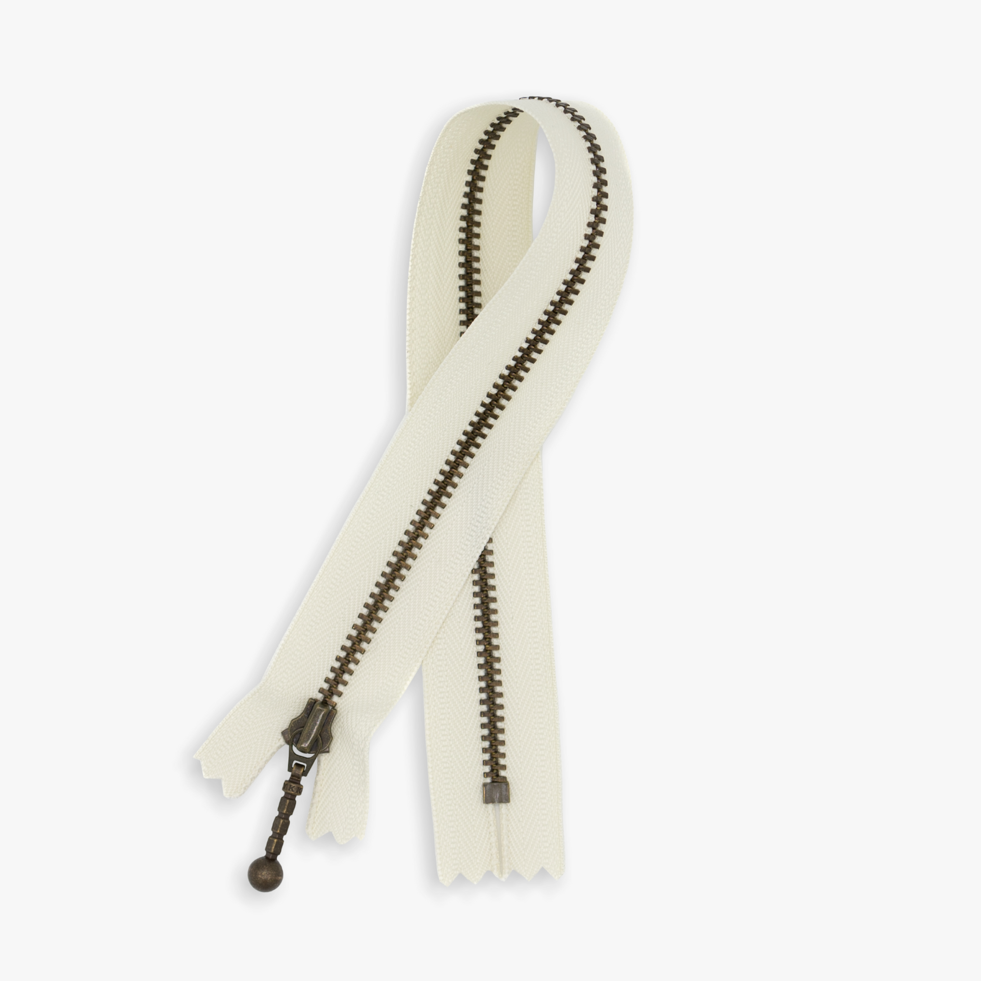 Ikke delbar glidelås 30cm