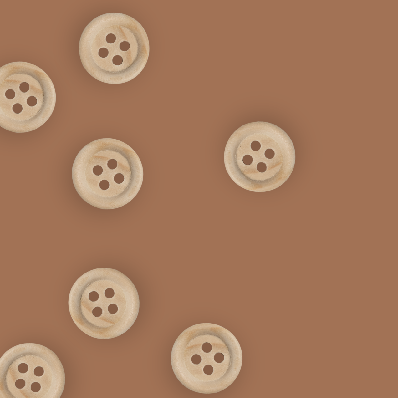 Wooden Button 15 mm