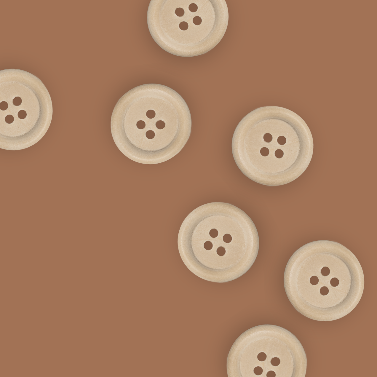 Wooden Button 20 mm