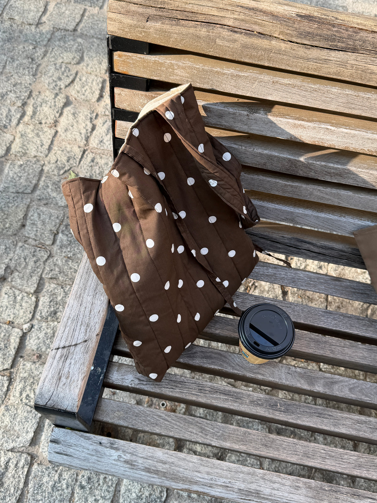 Quilted tote bag
